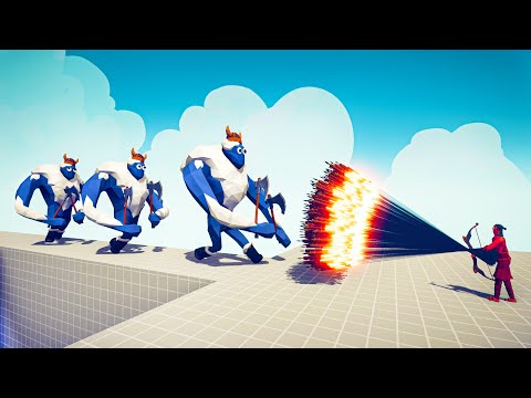 3x VIKING ICE GIANT vs EVERY GOD - 🏹Totally Accurate BAttle Simulator TABS