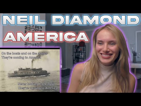 Neil Diamond-America!!  Russian Girl First Time Hearing!!!