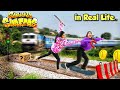Playing SUBWAY SURFERS Game in Real life *Gone Wrong* 🚂🪙