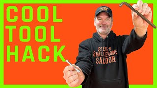 Video thumbnail for Awesome Allen Wrench \ Hex Key Trick If You Don't Have The Right One by Steve's Small Engine Saloon