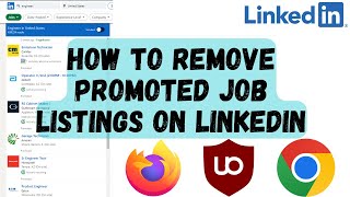 Remove Promoted Job Listings on LinkedIn Easily