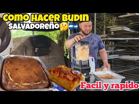 🤔🚨COMO HACER BUDIN SALVADOREÑO RECETA PASO A PASO🇸🇻😱