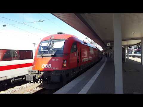 101. ECE/EC Video: EC in München Hbf: EC287 Innsbruck Hbf