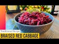 How to cook Braised Red Cabbage Traditional Recipe [Christmas side Dish] Ep 1