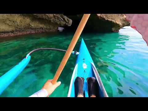 Canoa polinesia en Nerja con Surfskispain