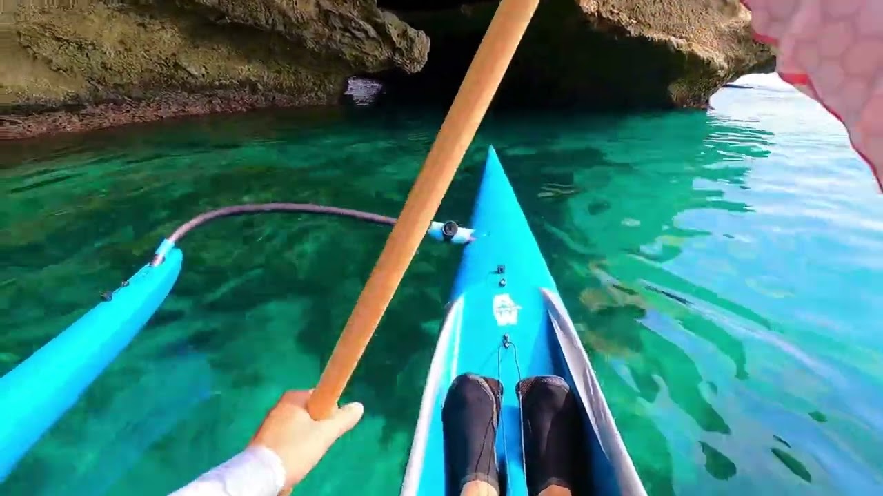 Canoa polinesia en Nerja con Surfskispain