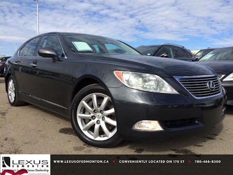 Pre Owned Dark Grey 2009 Lexus LS 460 AWD In Depth Review | Nisku Alberta