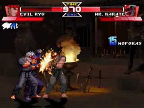 Evil Ryu (me) vs. Serious Mr.Karate