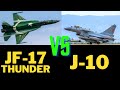 Jf17 Thunder Vs J10. (specifications)