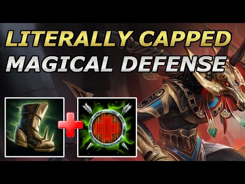LITERALLY CAPPED ON MAGICAL DEFENSE (A-Z Set) - Season 8 Masters Ranked 1v1 Duel - SMITE