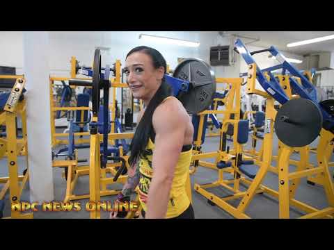 2019 Road To The Olympia: IFBB Fitness Pro Darrian Borello Workout At the NPC Photo Gym