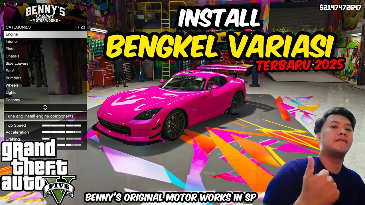 HOW TO INSTALL THE LATEST ORIGINAL BENNY'S GARAGE MOD MOTOR WORKS IN GTA V | GTA 5 MODS