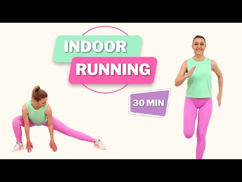 🔥30 Min Indoor Running Workout🔥// Run in Place Workout // At Home Jogging Cardio Workout🔥