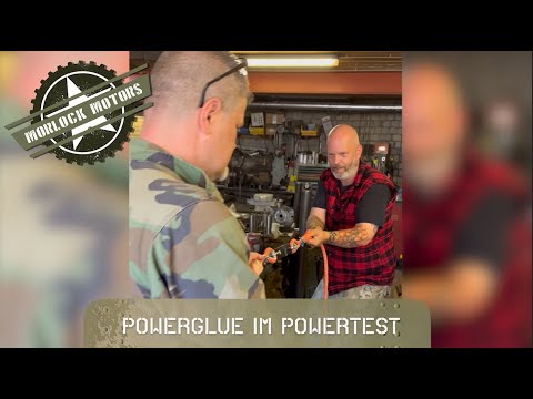 Morlock Motors - Stress test for the weld from the bottle of HG Power Glue