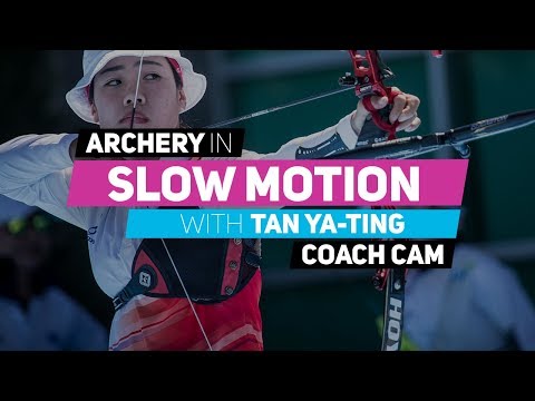 Archery in slow motion S01E02 BONUS: Tan Ya-Ting (Coach Cam)