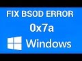 How to Fix BSOD Kernel Data Inpage Error ...