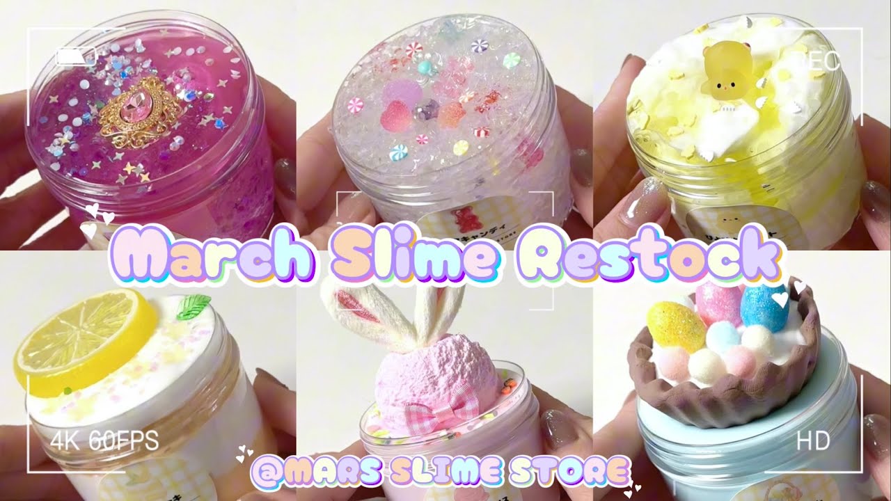 3月の販売スライム紹介🐰🎀