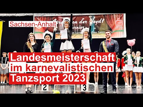 Landesmeisterschaft 2023 karnevalistischer Tanz Sachsen-Anhalt