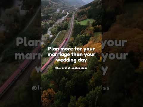 Plan for your marriage