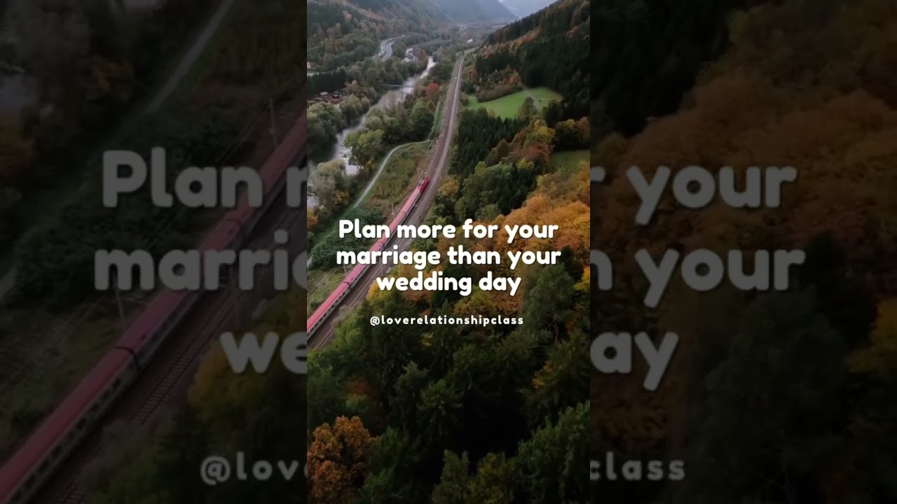 Plan for your marriage