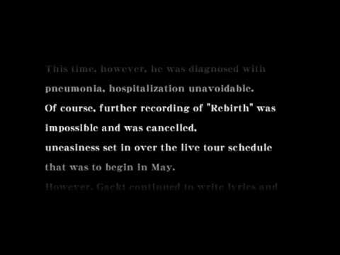 Gackt ЯR - Part 1 [Opening Message]