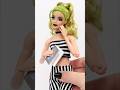 Turning Barbie Into Beetlejuice Doll Makeover