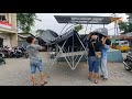 folding tent 4mx4m custom 2