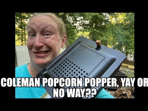 Coleman Popcorn Popper Review!! Is it worth it?