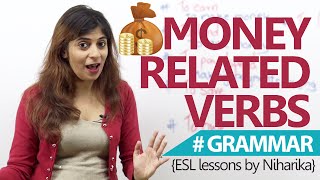 English Grammar Lesson - Verbs related to 'Money' ( Spoken English Lessons)