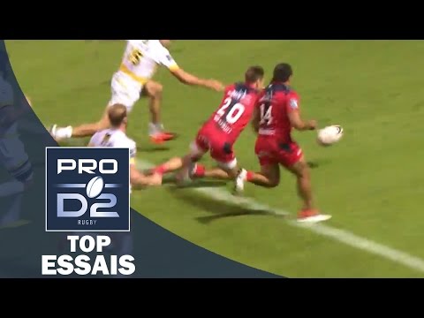 TOP Essais de la J5 – PRO D2 – Saison 2016-2017