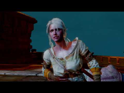 Ciri and Dandelion vs The Temple Guard