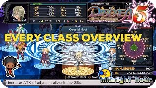 Every Class in Disgaea 5 ★ Midnight Hour