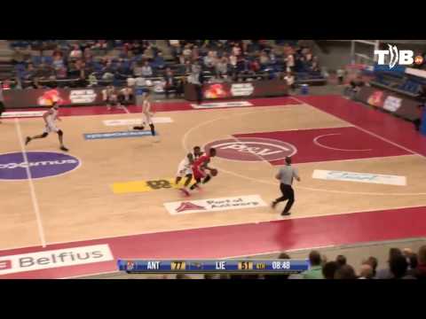 Thibaut Vervoort (Antwerp Giants) had some productive minutes