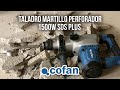 Taladro martillo perforador | 1500W SDS MAX| Martillo rotativo 1500 W | Perforador de percusión 12 J