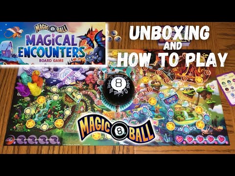 Magic 8 Ball: Magical Encounters Board Game - Unboxing and How to Play