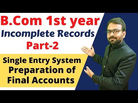 B Com 1st year Accounts Chapter 1 in Hindi Financial Accounts B Com 1st year Lecture 1