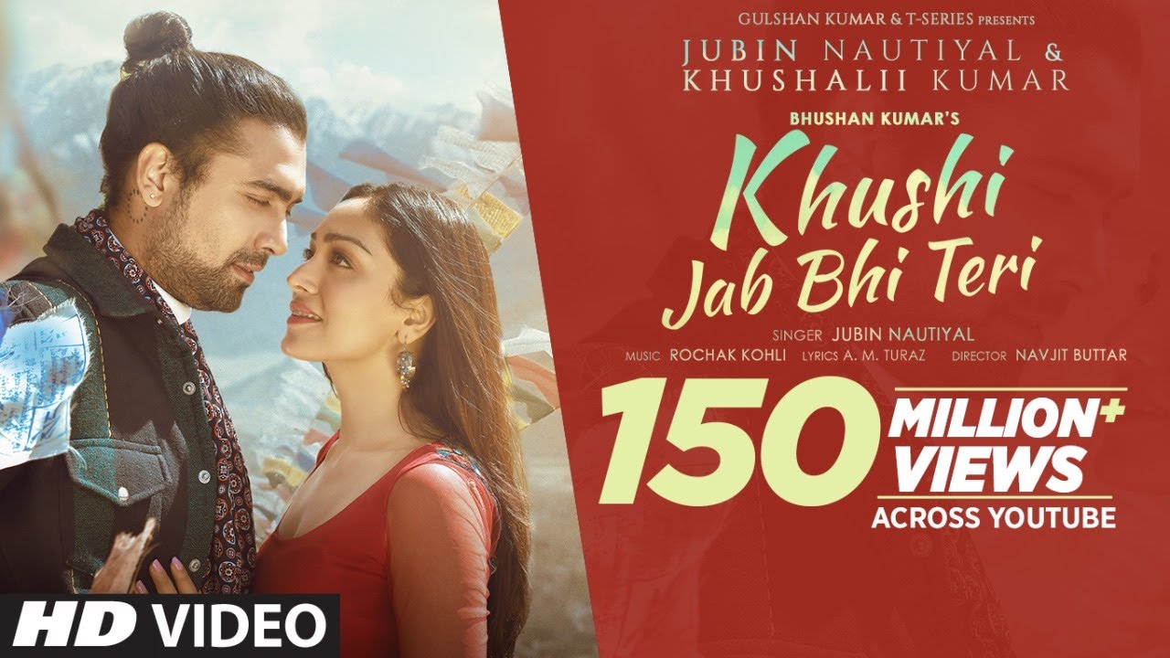 Khushi Jab Bhi Teri Hindi| Jubin Nautiyal Lyrics