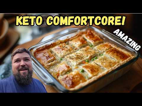 Keto Comfortcore, the trend I have been waiting for! Keto Chicken Pot Pie Casserole Recipe Easy