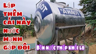 Download the video "Cách tăng áp lực nước mạnh gấp đôi khi bồn chữa nước thấp áp lực nước chảy yếu #12 | Mẹo Vặt TV"
