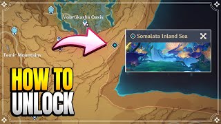 How to Unlock "Somalata Inland Sea" Domain | World Quests & Puzzles |【Genshin Impact】