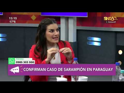 Confirman caso de sarampión en Paraguay