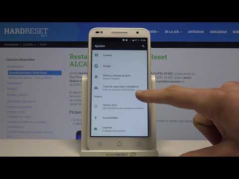 Cómo restablecer ajustes de red en ALCATEL U5 HD - restablecer configuración de red