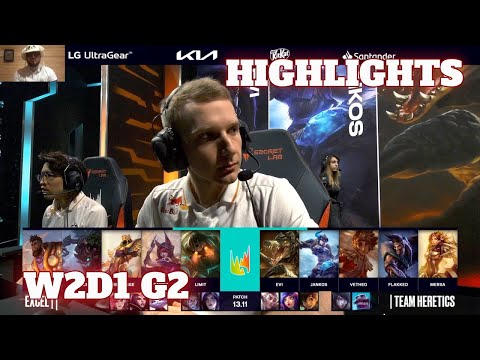 XL vs TH - Highlights (ESS Reacts) | Week 2 Day 1 LEC Summer 2023 | Excel vs Team Heretics W2D1