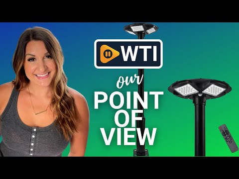 HCOOR LED Solar Post Light - WTI product video review