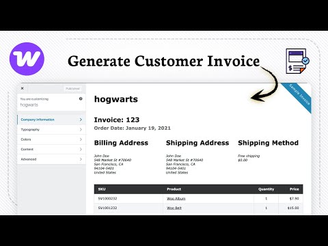 How to send an invoice in WooCommerce