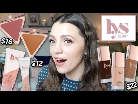 wait... a *reasonably priced* NEW BRAND at SEPHORA?! // LYS BEAUTY Try On