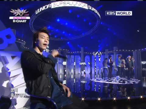 [Music Bank K-Chart] 4th week of August & Super Junior - Mr. Simple (2011.08.26)