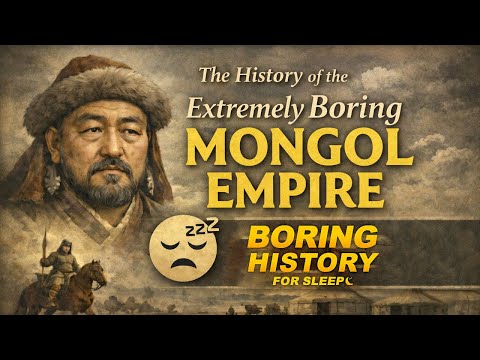 Genghis Khan and the Mongol Empire | Extremely Boring History to Fall Asleep Fast