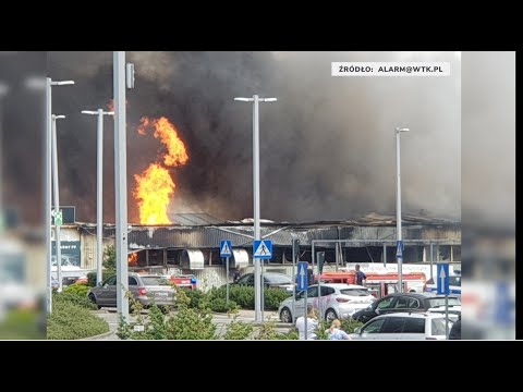 Ogromny pożar, na szczęście bez osób poszkodowanych
