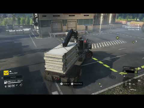 SnowRunner | Co-op: Paper Factory, Section B on Black Badger Lake